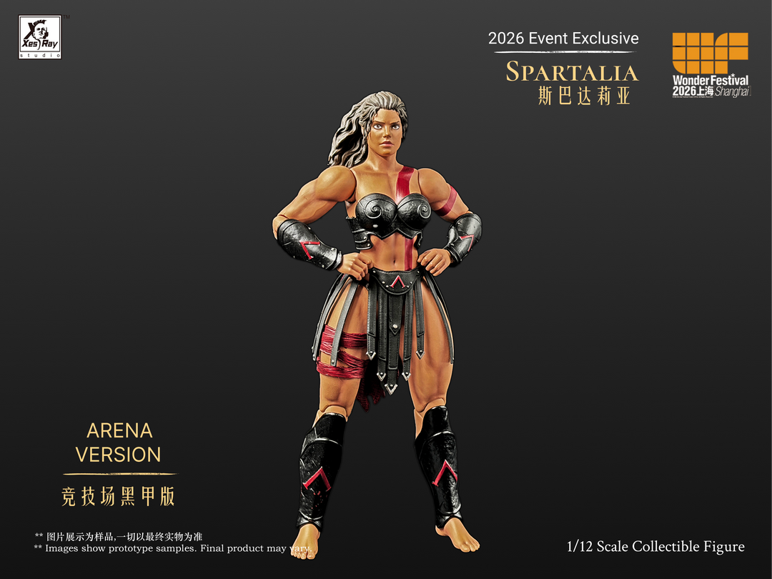 SPARTALIA BLACK ARENA VERSION COMBATANTS XESRAY STUDIO EVENT EXCLUSIVE CON BONUS