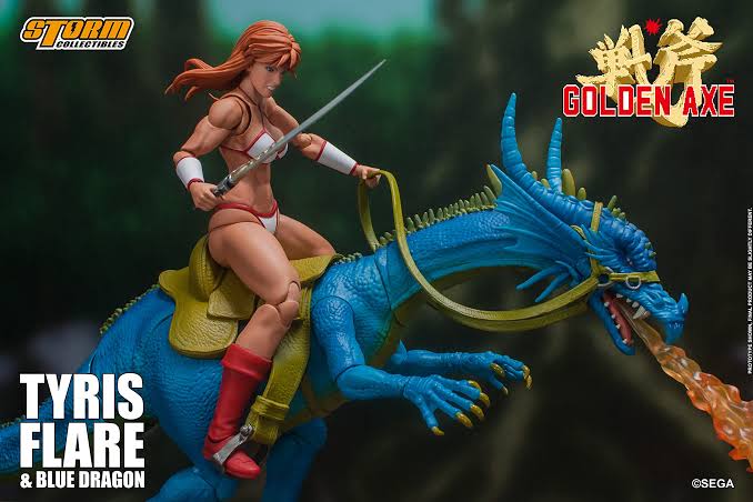 TYRIS FLARE Y GILIUS SET GOLDEN AXE STORM COLLECTIBLES