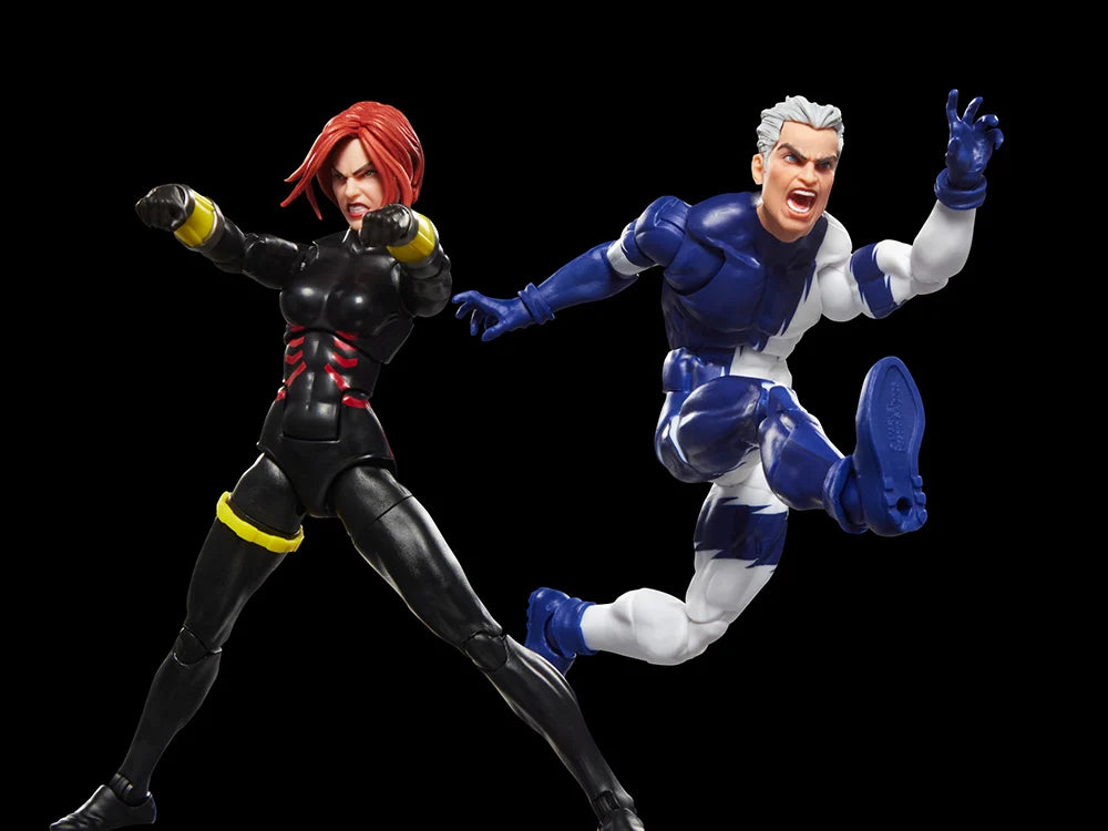 BLACK WIDOW Y QUICKSILVER 2 PACK MARVEL LEGENDS HASBRO