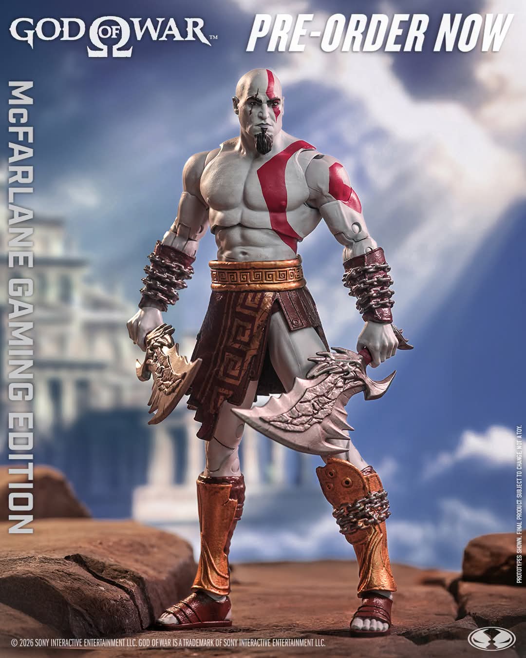 KRATOS GOD OF WAR GAMING EDITION MCFARLANE