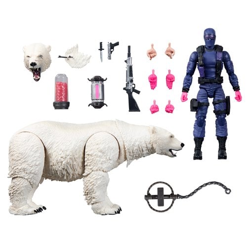 SNAKE EYES Y OSO POLAR G.I.JOE CLASSIFIED HASBRO