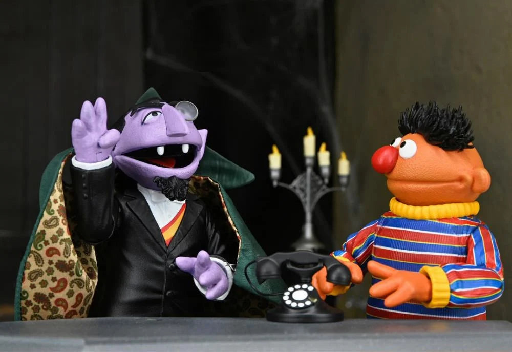 COUNT VON COUNT (CONDE CONTAR) PLAZA SESAMO NECA