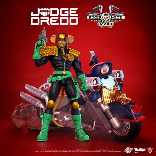 THROTTLE JUEZ DREDD CON MOTO SET COMPLETO NACELLE