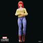 MARY JEAN WATSON SPIDERMAN THE ANIMATED SERIES RETROCARD MARVEL LEGENDS HASBRO