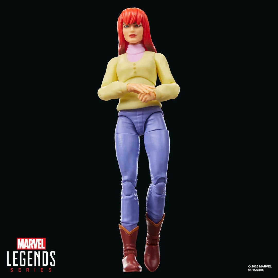 MARY JEAN WATSON SPIDERMAN THE ANIMATED SERIES RETROCARD MARVEL LEGENDS HASBRO