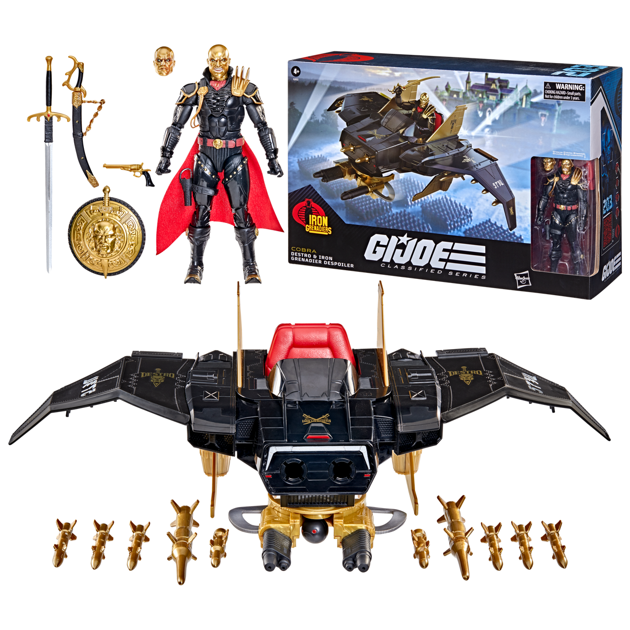 DESTRO Y IRON GRENADIER DESPOILER G.I.JOE CLASSIFIED HASBRO