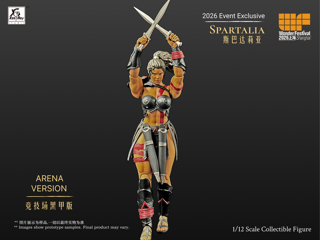 SPARTALIA BLACK ARENA VERSION COMBATANTS XESRAY STUDIO EVENT EXCLUSIVE CON BONUS