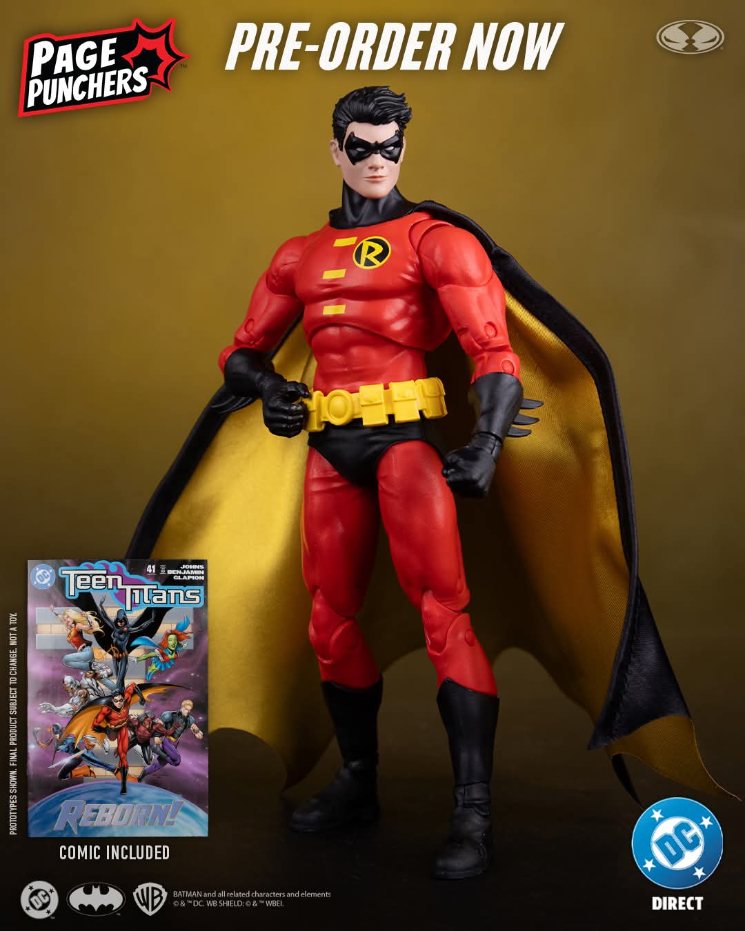 ROBIN TEEN TITANS DC MULTIVERSE MCFARLANE PAGE PUNCHERS