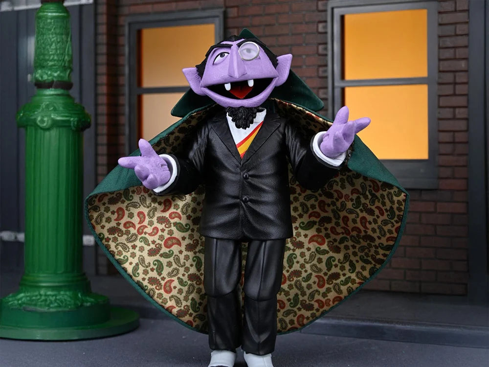 COUNT VON COUNT (CONDE CONTAR) PLAZA SESAMO NECA