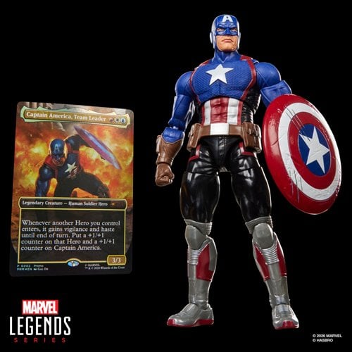 CAPITAN AMERICA AVENGERS TWILIGHT MARVEL SUPERHEROES MAGIC MARVEL LEGENDS HASBRO