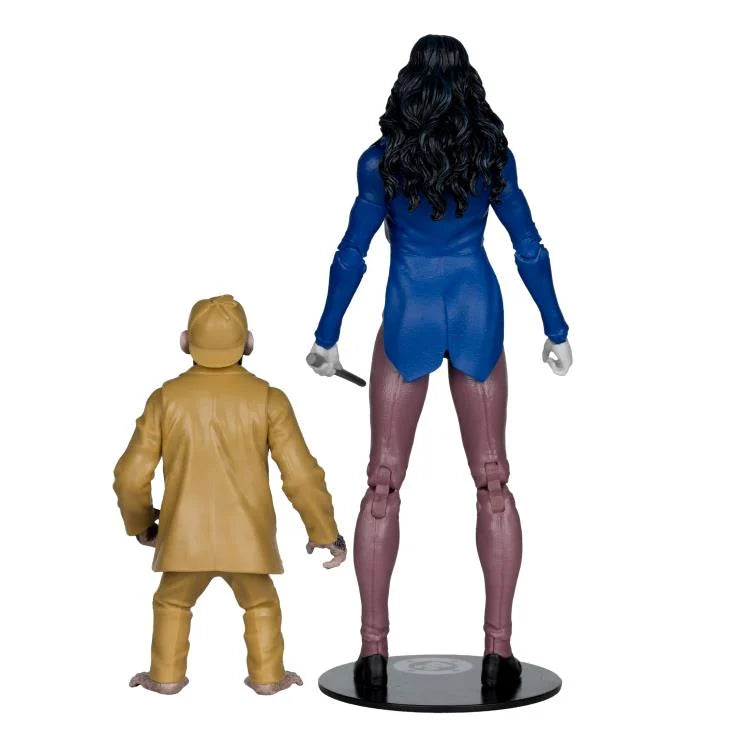 ZATANNA & DETECTIVE CHIMP DC MULTIVERSE COLLECTOR EDITION PLATINUM MCFARLANE