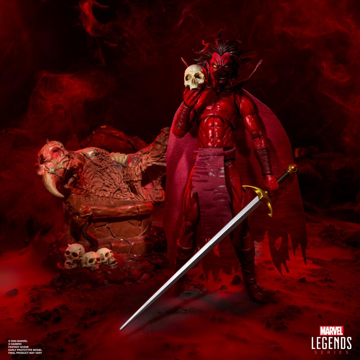 MEPHISTO CON TRONO INFERNAL MARVEL LEGENDS EXCLUSIVO HASLAB HASBRO