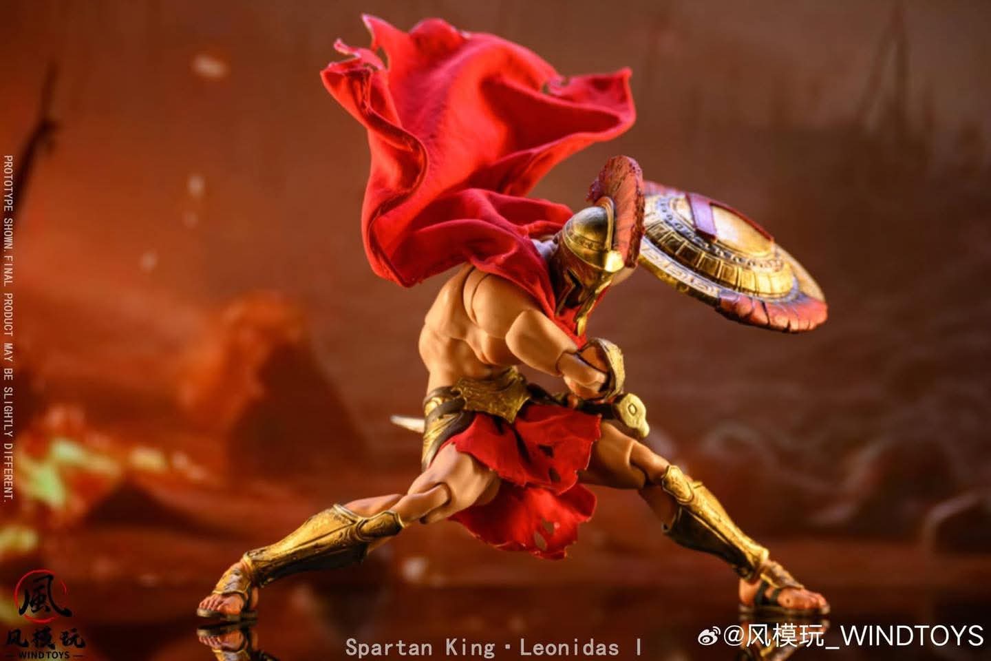SPARTAN KING (LEONIDAS) NORMAL VERSION WINDTOYS ESCALA 1/12