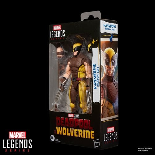 WOLVERINE BROWN SUIT (DEADPOOL Y WOLVERINE) MARVEL LEGENDS MCU HASBRO