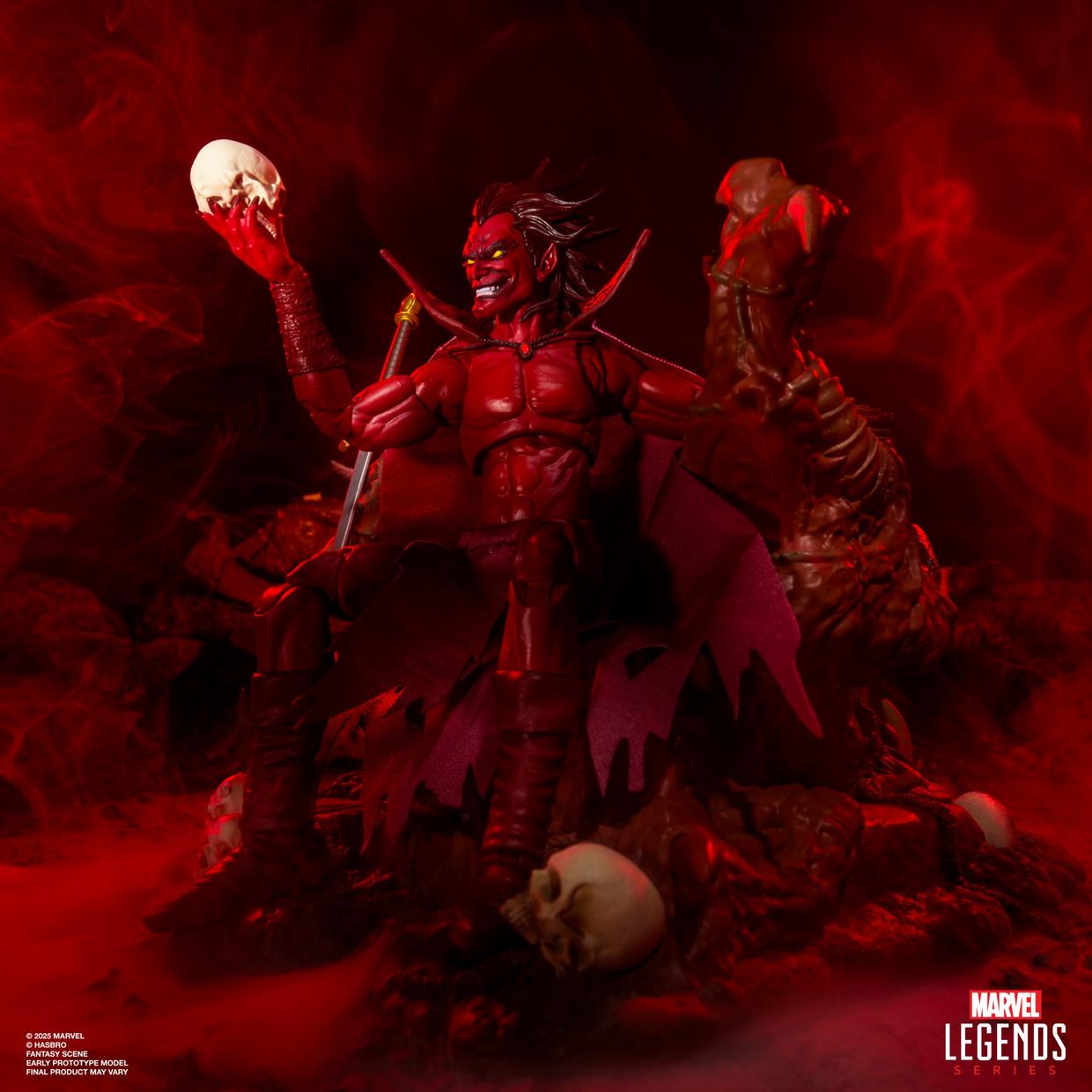 MEPHISTO CON TRONO INFERNAL MARVEL LEGENDS EXCLUSIVO HASLAB HASBRO