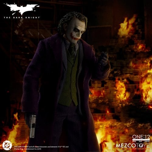 JOKER THE DARK KNIGHT MEZCO ONE:12