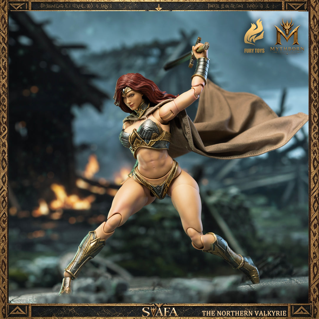 NORTHERN VALKYRIE SVAFA MYTHOBORN X RED HAIR FURY TOYS CON BONUS