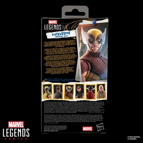 WOLVERINE BROWN SUIT (DEADPOOL Y WOLVERINE) MARVEL LEGENDS MCU HASBRO