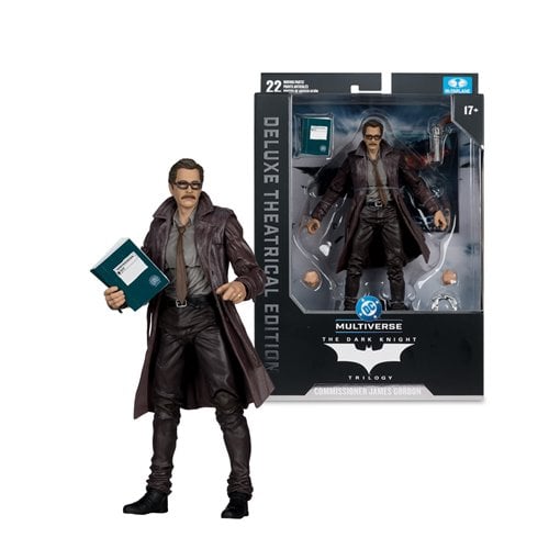COMMISSIONER GORDON BATMAN THE DARK KNIGHT DC MULTIVERSE MCFARLANE