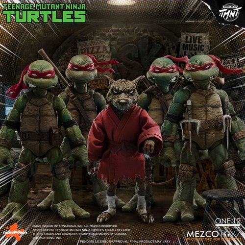 TEENAGE MUTANT NINJA TURTLES DELUXE ONE:12 MEZCO