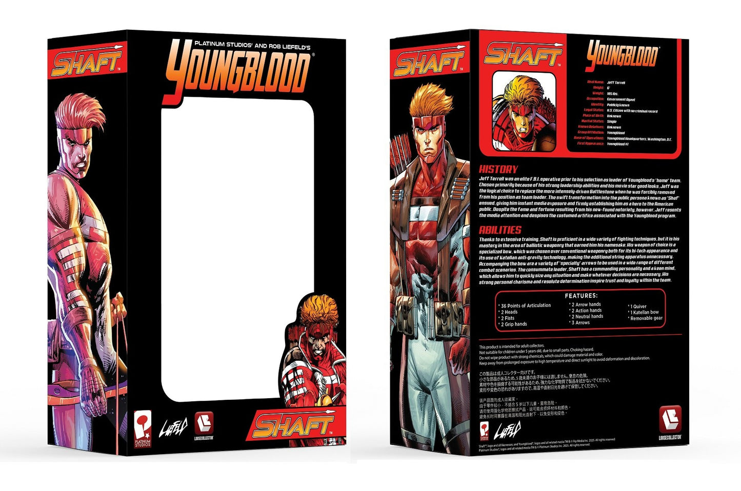 SHAFT YOUNGBLOOD LIEFELD EXTREME UNIVERSE LOOSECOLLECTOR