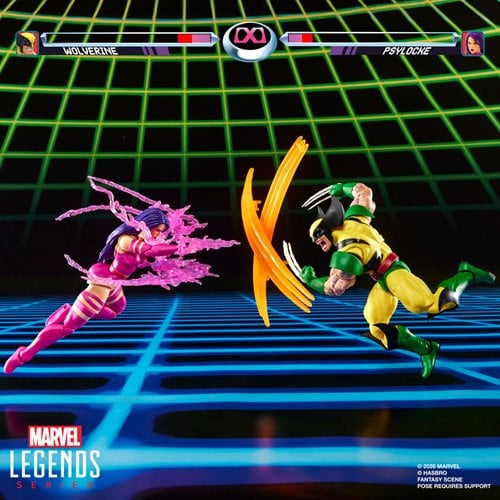 WOLVERINE VS PSYLOCKE MARVEL LEGENDS GAMERVERSE HASBRO