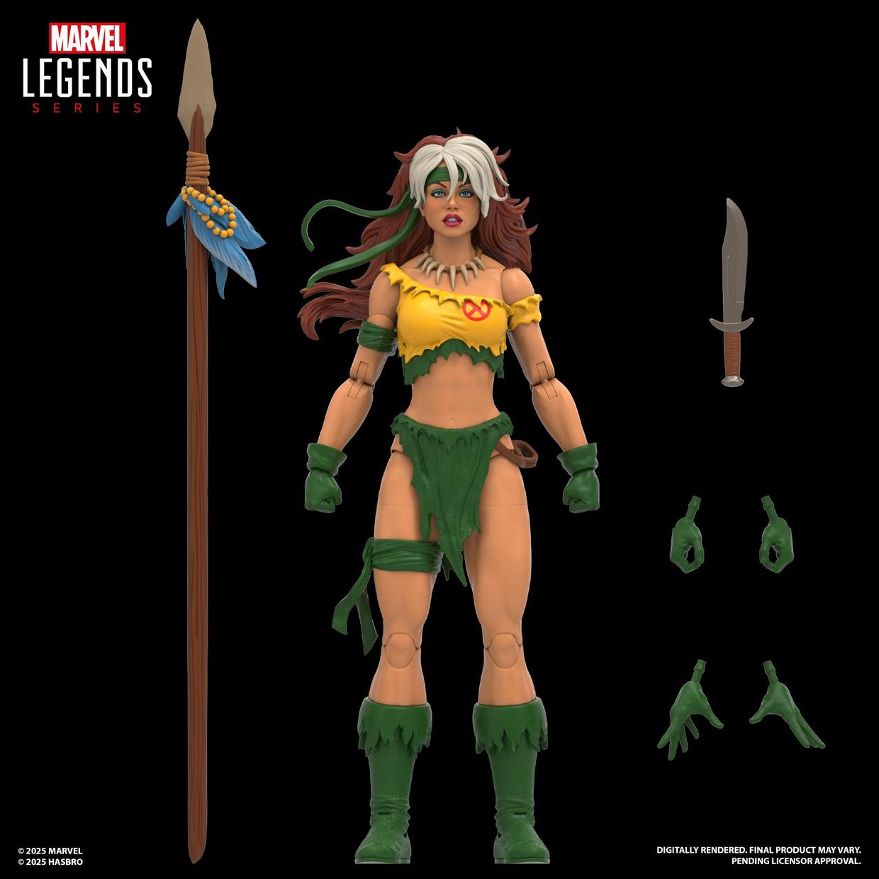 SNAP SAVAGE LAND 3PACK  ROGUE, SAURON Y SHANNA EXCLUSIVO MARVEL LEGENDS HASBRO