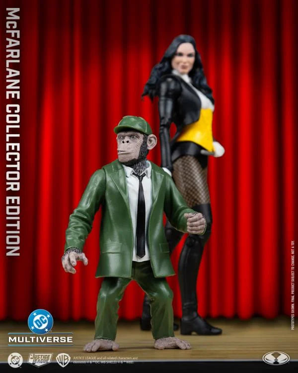 ZATANNA & DETECTIVE CHIMP DC MULTIVERSE COLLECTOR EDITION MCFARLANE