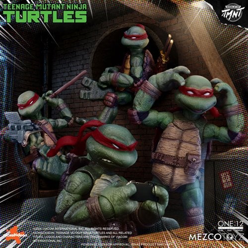 TEENAGE MUTANT NINJA TURTLES DELUXE ONE:12 MEZCO