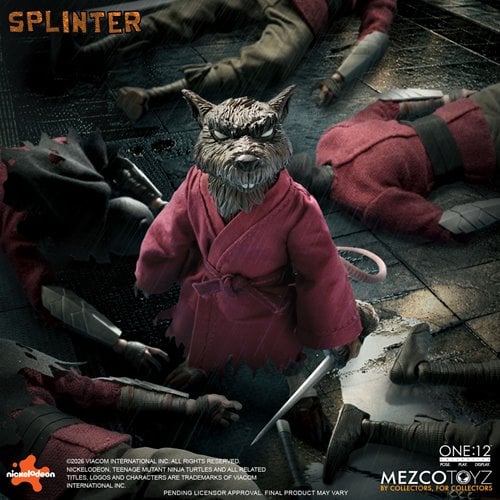 SPLINTER TMNT MEZCO ONE:12