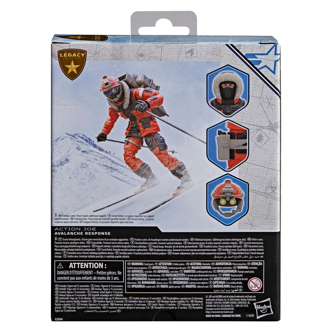 AVALANCHE RESPONSE G.I.JOE CLASSIFIED SERIES LEGACY COLLECTION HASBRO