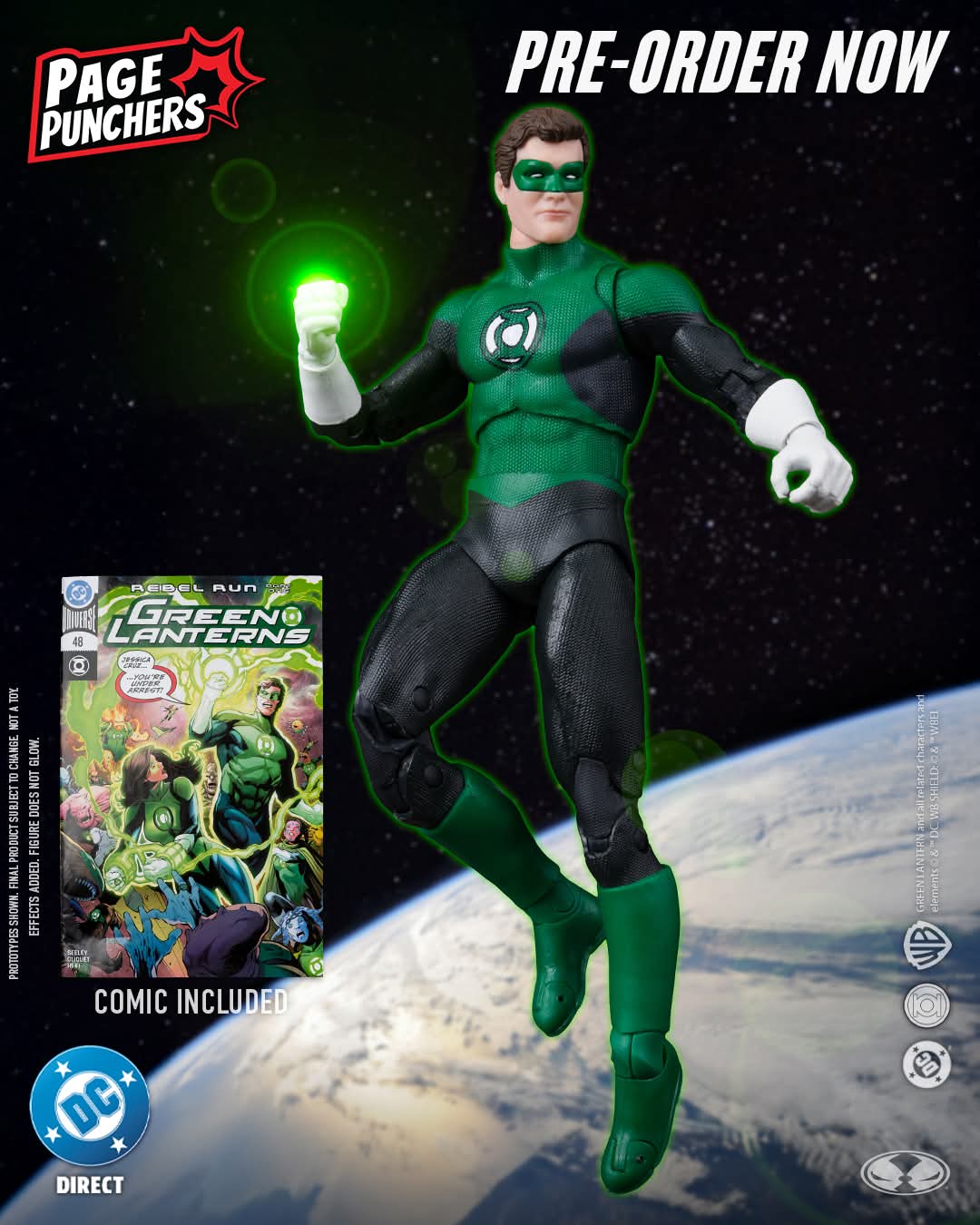 GREEN LANTERN HAL JORDAN PAGE PUNCHERS DC MULTIVERSE MCFARLANE