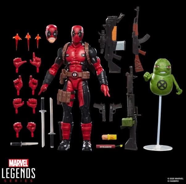 DEADPOOL MARVEL LEGENDS MAXIMUN SERIES HASBRO
