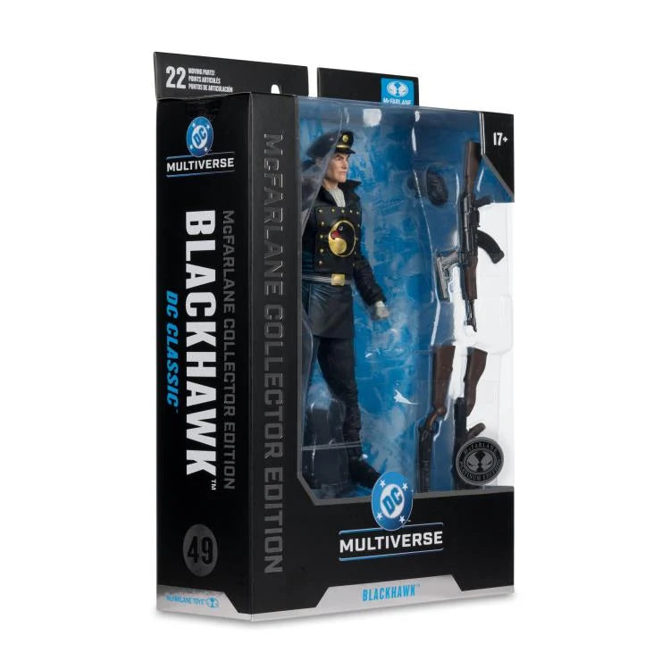 BLACKHAWK DC MULTIVERSE COLLECTOR EDITION PLATINUM MCFARLANE