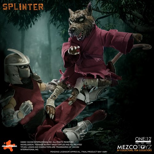 SPLINTER TMNT MEZCO ONE:12
