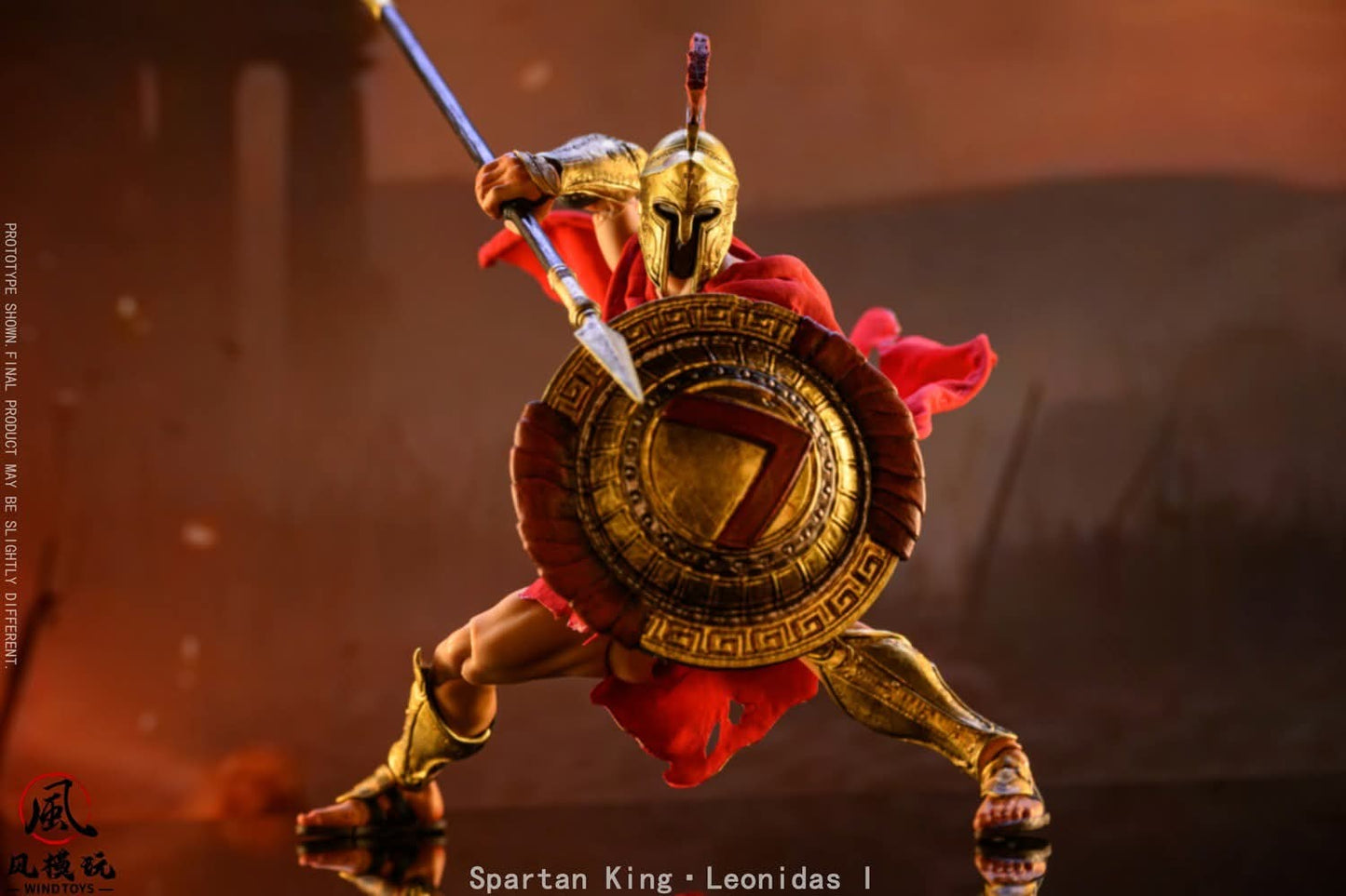 SPARTAN KING (LEONIDAS) NORMAL VERSION WINDTOYS ESCALA 1/12
