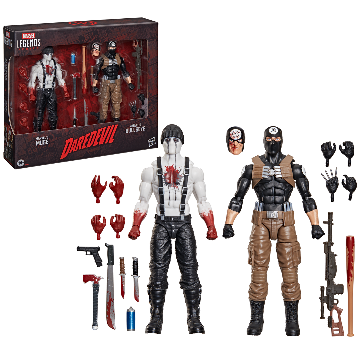 BULLSEYE Y MUSE 2PACK MARVEL LEGENDS HASBROPULSE EXCLUSIVE