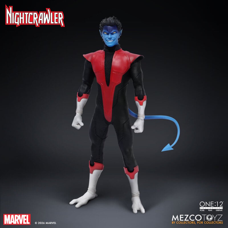 NIGHTCRAWLER XMEN MEZCO ONE:12