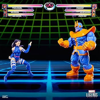 PSYLOCKE VS THANOS GAMERVERSE MARVEL LEGENDS HASBRO EXCLUSIVO TARGET