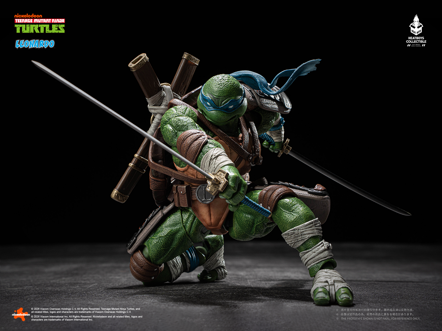 LEONARDO TMNT HEATBOYS DELUXE VERSION
