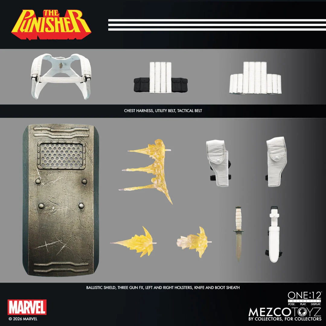 THE PUNISHER MARVEL MEZCO ONE:12