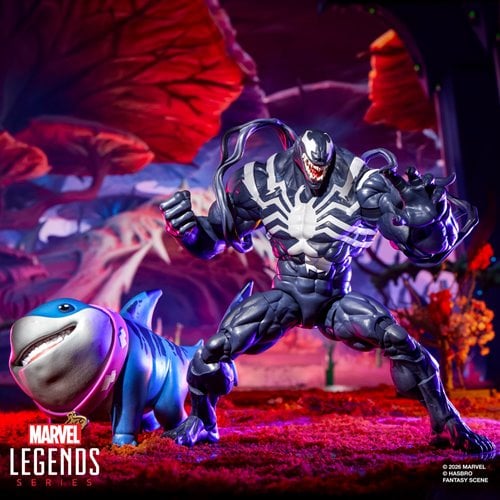 VENOM Y JEFF THE LAND SHARK MARVEL LEGENDS RIVALS HASBRO