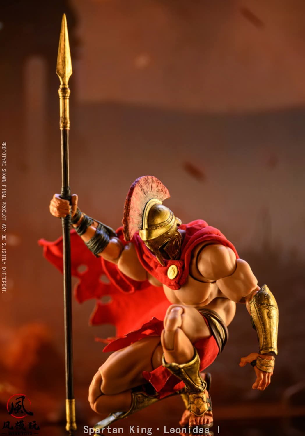 SPARTAN KING (LEONIDAS) NORMAL VERSION WINDTOYS ESCALA 1/12