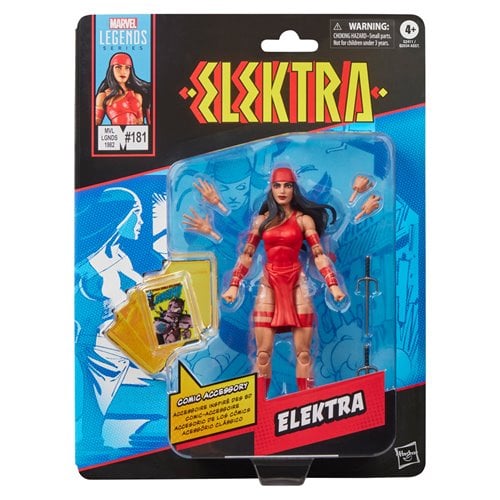 ELEKTRA MARVEL LEGENDS COMIC INSPIRED HASBRO