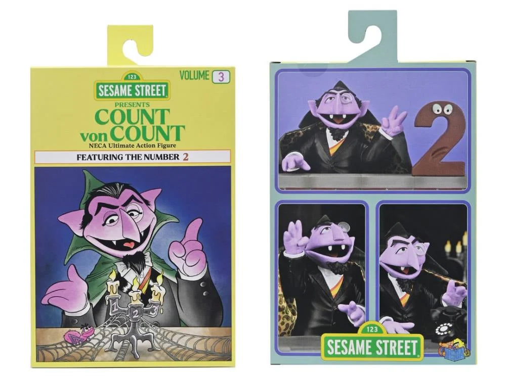 COUNT VON COUNT (CONDE CONTAR) PLAZA SESAMO NECA