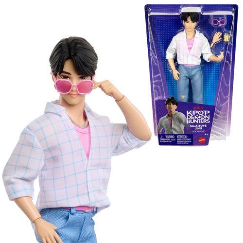KPOP DEMON HUNTERS SAJA BOYS JINU SODA POP DOLL MATTEL