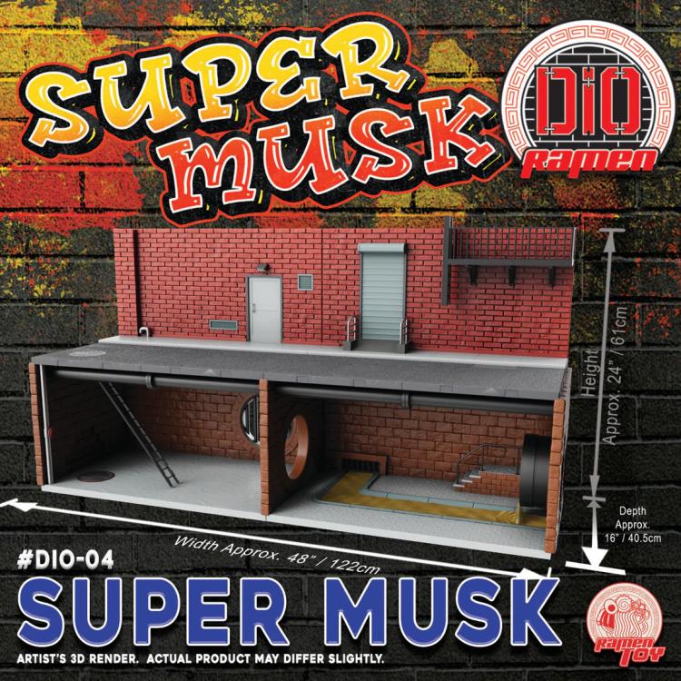 SUPER M.U.S.K SET DIORAMA RAMEN TOYS