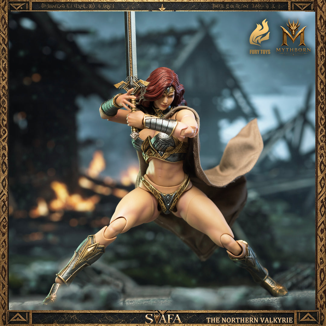 NORTHERN VALKYRIE SVAFA MYTHOBORN X RED HAIR FURY TOYS CON BONUS