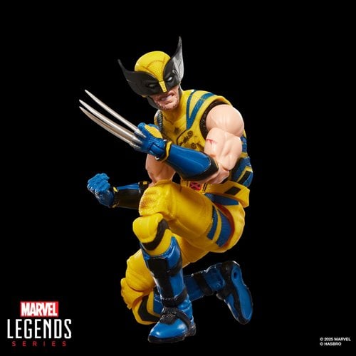 WOLVERINE YELLOW SUIT DAMAGE (DEADPOOL Y WOLVERINE) MARVEL LEGENDS MCU HASBRO