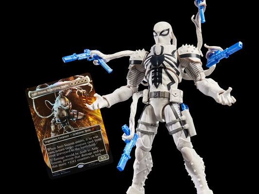 AGENT ANTI VENOM MAGIC THE GATERING X SPIDERMAN MARVEL LEGENDS HASBRO